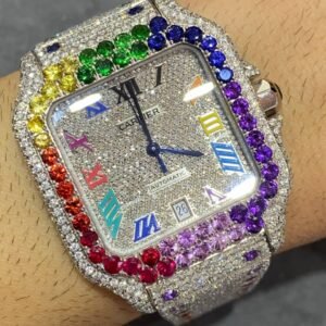 iced cartier arabic rainbow