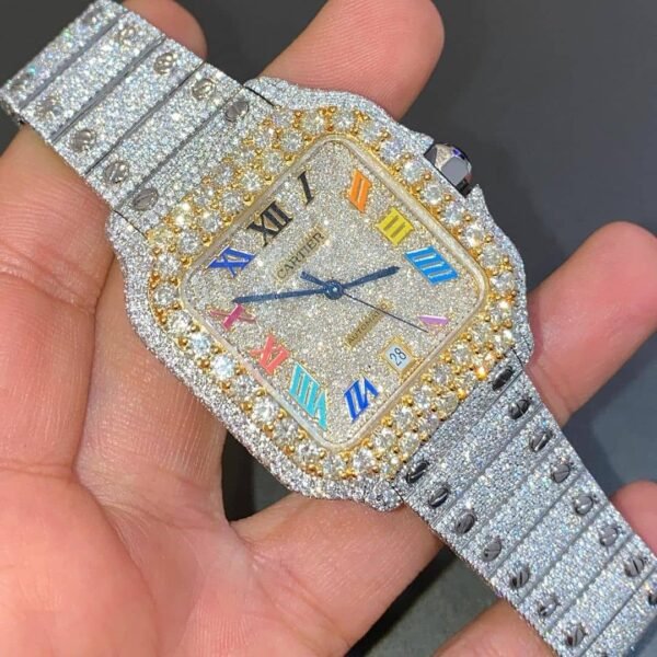 iced cartier arabic rainbow