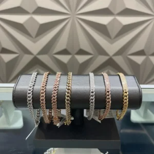 micro cuban link bracelets