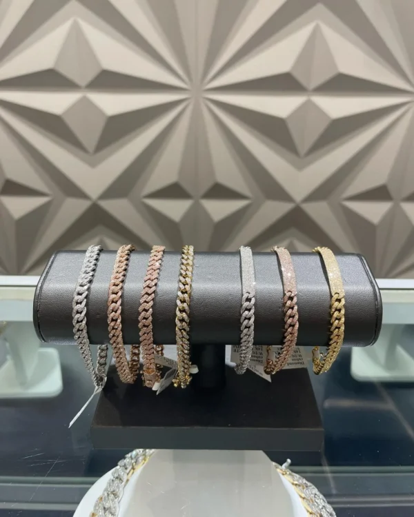 micro cuban link bracelets