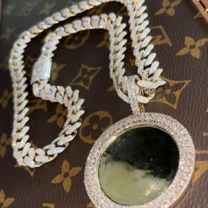 cuban link memory pendant