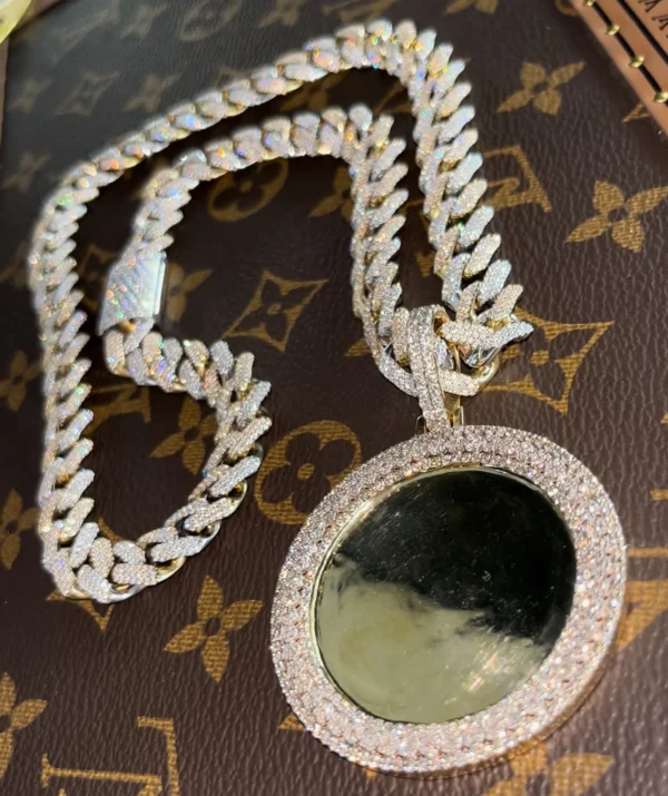 cuban link memory pendant
