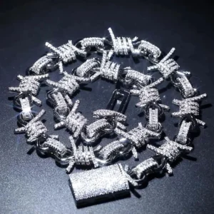 barbed wire link chain