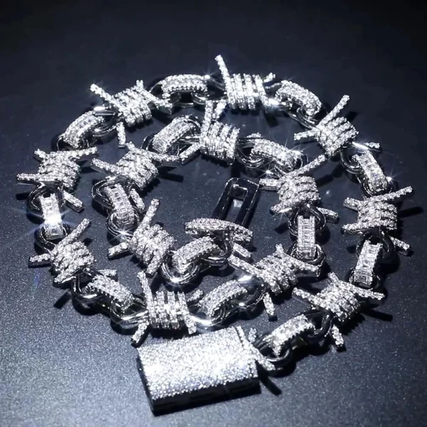 barbed wire link chain
