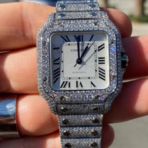White Face Cartier Watch Large Inventory